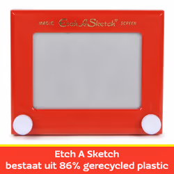 Etch A Sketch, Original Magic Screen, 86% di plastica riciclata, classici giocattoli creativi per bambini progettati in modo sostenibile per bambini e bambine da 3 anni in su - Vista aggiuntiva 2