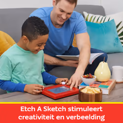 Etch A Sketch, Original Magic Screen, 86% di plastica riciclata, classici giocattoli creativi per bambini progettati in modo sostenibile per bambini e bambine da 3 anni in su - Vista aggiuntiva 3