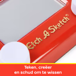 Etch A Sketch Pocket, 76% di plastica riciclata, Original Magic Screen, giocattolo da viaggio per bambini progettato in modo sostenibile, giocattoli da disegno per bambini e bambine da 3 anni in su - Vista aggiuntiva 4
