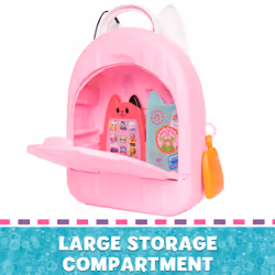 Gabby's Dollhouse , Set viaggi Gabby in movimento, giocattoli da viaggio per il gioco di fantasia, passaporto giocattolo, telefono giocattolo e bussola, giocattoli per bambini e bambine dai 3 anni in su - Vista aggiuntiva 6