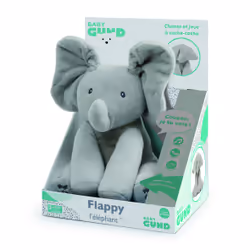 GUND Baby , soffice animale di peluche animato Flappy l'elefante, grigio, 30,5 cm, Animali giocattolo, 0,5 anno/i, Interattiv ...
