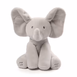 GUND Baby , soffice animale di peluche animato Flappy l'elefante, grigio, 30,5 cm