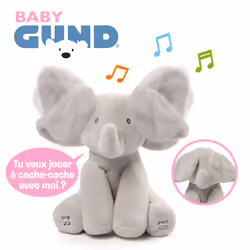 GUND Baby , soffice animale di peluche animato Flappy l'elefante, grigio, 30,5 cm - Vista aggiuntiva 4