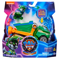 PAW Patrol , Camion dei Rifiuti di Rocky Tematizzato : Il Super Film, con Luci e Suoni, Giochi per Bambini e Bambine, 3+ anni ...