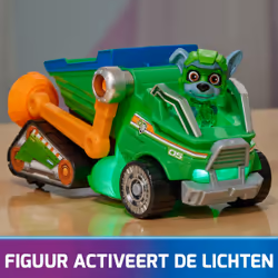 PAW Patrol , Camion dei Rifiuti di Rocky Tematizzato : Il Super Film, con Luci e Suoni, Giochi per Bambini e Bambine, 3+ anni