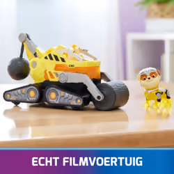 PAW Patrol , Bulldozer di Rubble Tematizzato : Il Super Film, con Luci e Suoni, Giochi per Bambini e Bambine, 3+ anni
