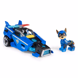 PAW Patrol : il super film, macchinina giocattolo con action figure di Chase Mighty Pups, luci e suoni, giocattoli per bambini e bambine dai 3 anni in su - Vista aggiuntiva 5