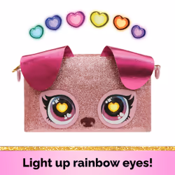 Purse Pets , giocattolo Keepin' It Clutch Dazzling Diva e pochette con occhi arcobaleno che si illuminano, giocattoli per bambine dai 4 anni in su - Vista aggiuntiva 7