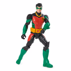 DC Comics , Action Figure Robin Armatura, Supereroe Giocattolo in Scala, Personaggio Mondo Batman Alto 30 cm, Supereroe con 11 Punti di Articolazione, Giochi per Bambini e Bambine, 3+ anni - Vista aggiuntiva 4