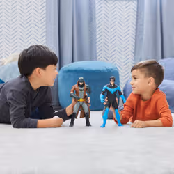 DC Comics , Action Figure Nightwing Armatura, Supereroe Giocattolo in Scala, Personaggio Mondo Batman Alto 30 cm, Supereroe con 11 Punti di Articolazione, Giochi per Bambini e Bambine, 3+ anni - Vista aggiuntiva 4