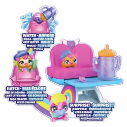 Hatchimals Alive, confezione con due uova che si schiudono con l’acqua e seggiolone, giocattoli per bambine e bambini dai 3 anni in su - Vista aggiuntiva 7
