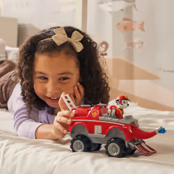 PAW Patrol Jungle Pups, Elephant Vehicle di Marshall, veicolo giocattolo con action figure da collezione, giocattoli per bambini e bambine dai 3 anni in su - Vista aggiuntiva 8