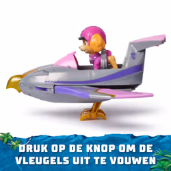 PAW Patrol Jungle Pups, Falcon Vehicle di Skye, jet giocattolo con action figure da collezione, giocattoli per bambini e bambine dai 3 anni in su - Vista aggiuntiva 7