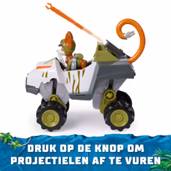 PAW Patrol Jungle Pups, Monkey Vehicle di Tracker, veicolo giocattolo con action figure da collezione, giocattoli per bambini e bambine dai 3 anni in su - Vista aggiuntiva 7