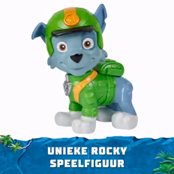 PAW Patrol Jungle Pups, Turtle Vehicle di Rocky, veicolo giocattolo con action figure da collezione, giocattoli per bambini e bambine dai 3 anni in su - Vista aggiuntiva 6