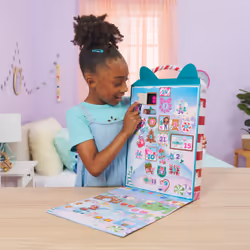 Gabby's Dollhouse , Calendario Avvento 2023, 24 Giocattoli a Sorpresa con Personaggi, Adesivi e Accessori per la Casa delle Bambole di Gabby, Giocattoli per Bambine e Bambini, 3+ Anni - Vista aggiuntiva 2