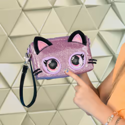 Purse Pets , giocattolo Keepin' It Clutch Purdy Purrfect e pochette con occhi arcobaleno che si illuminano, giocattoli per bambine dai 4 anni in su - Vista aggiuntiva 6