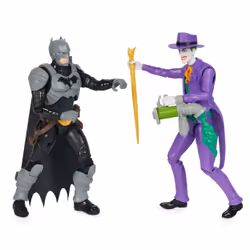 DC Comics , Action Figure Batman Adventures, Batman vs Joker in Scala, 2 Action Figure Batman Alte 30 cm, Supereroe e Supernemico con 12 Accessori e 17 Punti di Articolazione, Giochi per Bambini, 4+ Anni - Vista aggiuntiva 5