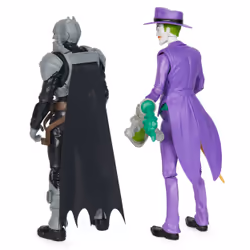 DC Comics , Action Figure Batman Adventures, Batman vs Joker in Scala, 2 Action Figure Batman Alte 30 cm, Supereroe e Supernemico con 12 Accessori e 17 Punti di Articolazione, Giochi per Bambini, 4+ Anni - Vista aggiuntiva 7