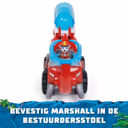 PAW Patrol Jungle Pups, Deluxe Elephant Vehicle di Marshall con lanciamissili, camion giocattolo con action figure, giocattoli per bambini e bambine dai 3 anni in su - Vista aggiuntiva 4
