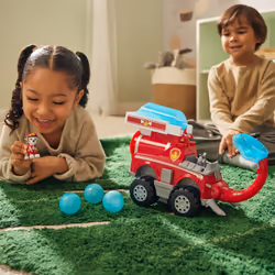 PAW Patrol Jungle Pups, Deluxe Elephant Vehicle di Marshall con lanciamissili, camion giocattolo con action figure, giocattoli per bambini e bambine dai 3 anni in su - Vista aggiuntiva 6