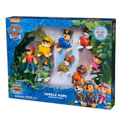 PAW Patrol : Jungle Pups Figure Gift Pack, con 8 action figure collezionabili, giocattoli per bambini e bambine da 3 anni in su - Vista aggiuntiva 5