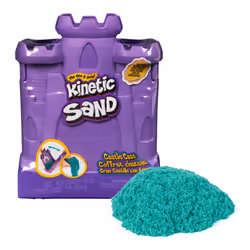 Kinetic Sand Castle Case, Sabbia cinetica per bambini, 3 anno/i, Colore foglia di tè