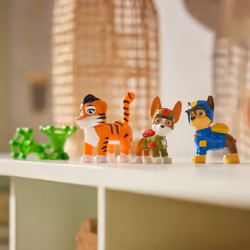 PAW Patrol : Jungle Pups Chase, Tracker & Tiger, action figure con lanciamissili, giocattoli per bambini e bambine da 3 anni in su - Vista aggiuntiva 4