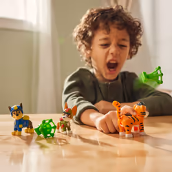 PAW Patrol : Jungle Pups Chase, Tracker & Tiger, action figure con lanciamissili, giocattoli per bambini e bambine da 3 anni in su - Vista aggiuntiva 6