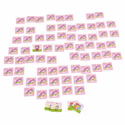 Games Gabby Dollhouse, memory-spel in miniblik, paren maken, bordspel eenvoudig te leren gezinsspeelgoed, voor kinderen vanaf 3 jr - Vista aggiuntiva 2