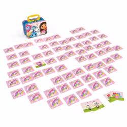 Games Gabby Dollhouse, memory-spel in miniblik, paren maken, bordspel eenvoudig te leren gezinsspeelgoed, voor kinderen vanaf 3 jr - Vista aggiuntiva 4