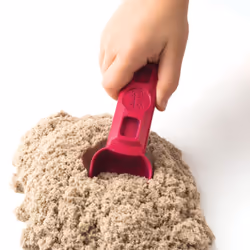 Kinetic Sand Valigetta Sempre con Te Sabbia cinetica 900gr Sabbia magica Sabbia colorata marrone 5 formine e 2 accessori Giocattoli per bambini e bambine 3 anni - Vista aggiuntiva 6