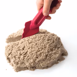 Kinetic Sand Valigetta Sempre con Te Sabbia cinetica 900gr Sabbia magica Sabbia colorata marrone 5 formine e 2 accessori Giocattoli per bambini e bambine 3 anni - Vista aggiuntiva 7