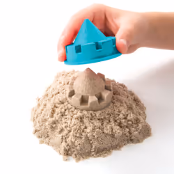 Kinetic Sand Valigetta Sempre con Te Sabbia cinetica 900gr Sabbia magica Sabbia colorata marrone 5 formine e 2 accessori Giocattoli per bambini e bambine 3 anni - Vista aggiuntiva 8