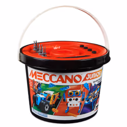 Meccano Junior, Nuovo Kit di Costruzioni, Secchiello da 150 Pezzi per Gioco Creativo, 5+ anni, Giocattoli per Bambini e Bambi ...