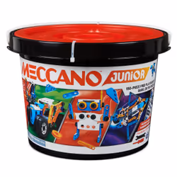 Meccano Junior, Nuovo Kit di Costruzioni, Secchiello da 150 Pezzi per Gioco Creativo, 5+ anni, Giocattoli per Bambini e Bambine - Vista aggiuntiva 6