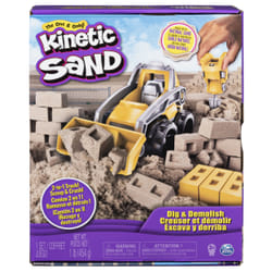 Kinetic Sand , Set Cantiere con Veicolo da Lavoro, 454Gr di Sabbia, dai 3 Anni - 6044178