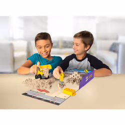 Kinetic Sand , Set Cantiere con Veicolo da Lavoro, 454Gr di Sabbia, dai 3 Anni - 6044178