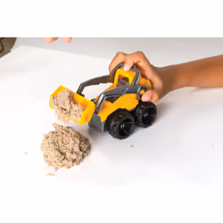 Kinetic Sand , Set Cantiere con Veicolo da Lavoro, 454Gr di Sabbia, dai 3 Anni - 6044178 - Vista aggiuntiva 4