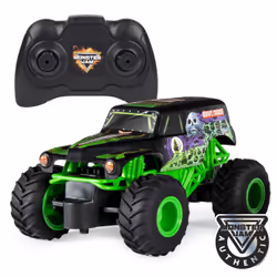Monster Jam , Grave Digger radiocomandato realistico, in scala 1:24, 2,4 GHz, dai 4 anni in su, Monster truck, 4 anno/i