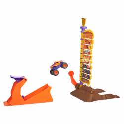 Monster Jam El Toro Loco Big Air Challenge, set di gioco di oltre 50 cm con Monster Truck giocattolo speciale, in scala 1:64, giocattoli per bambini dai 3 anni in su - Vista aggiuntiva 4