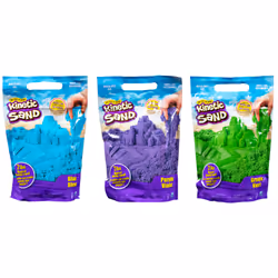 Kinetic Sand , Sacchetto con 907Gr di Sabbia Colorata Modellabile, dai 3 Anni, 3 anno/i