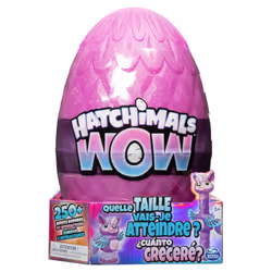 Hatchimals WOW, Hatchimal Llalacorn interattivo da 81 cm con uovo che si schiude più volte (i modelli possono variare), 5 ann ...