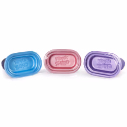 Kinetic Sand , Confezione da 3 Mini Castelli, 340 g di Sabbia Modellabile in 3 Colori Brillanti, dai 3 Anni, 6053520