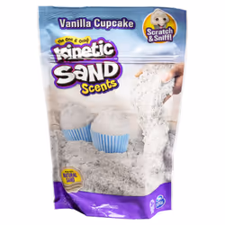Kinetic Sand | Sacchetto da 226g di sabbia cinetica profumata | Sabbia colorata per bambini in 4 variazioni | Sabbia magica profumata da modellare | Giocattoli per bambini e bambine 3 anni - Vista aggiuntiva 7