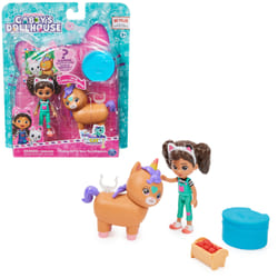 Gabby's Dollhouse , confezione con personaggi giocattolo Gabby e Kico il gattocorno, accessori e giocattoli a sorpresa per bambini dai 3 anni in su