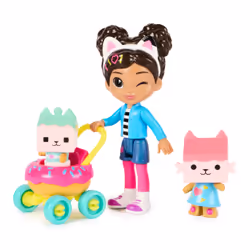 Gabby's Dollhouse Kitty Care Figure Set