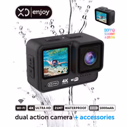 XD Enjoy XDSPRAC11B fotocamera per sport d'azione 20 MP 4K Ultra HD Wi-Fi 114 g - Vista aggiuntiva 6