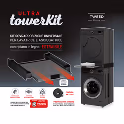 TWEED TW145 accessorio e componente per lavatrice Kit di sovrapposizione 1 pz - Vista aggiuntiva 3