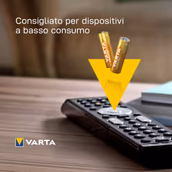 Varta Longlife, Batteria Alcalina, AA, Mignon LR6, 1.5V, Blister da 4, Made in Germany - Vista aggiuntiva 6